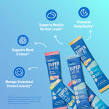 Nello SuperCalm, sabor frambuesa-limonada, bebida refrescante para calmar la mente.