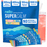Nello SuperCalm, sachets para llevar, lista para relajación rápida durante el día.