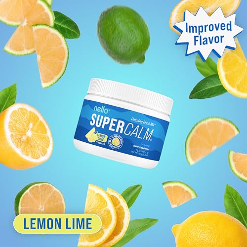 Nello SuperCalm sobres limón-lima para energía equilibrada durante el día