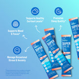 Nello Supercalm: sobres portátiles para relajación y enfoque en cualquier lugar.