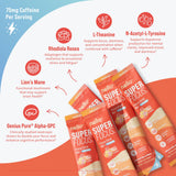 Nello Superfocus ingredientes clave Alfa-GPC y melena de león para enfoque