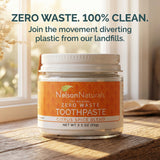 Envase de vidrio de Nelson Naturals reduce residuos y facilita reciclaje.