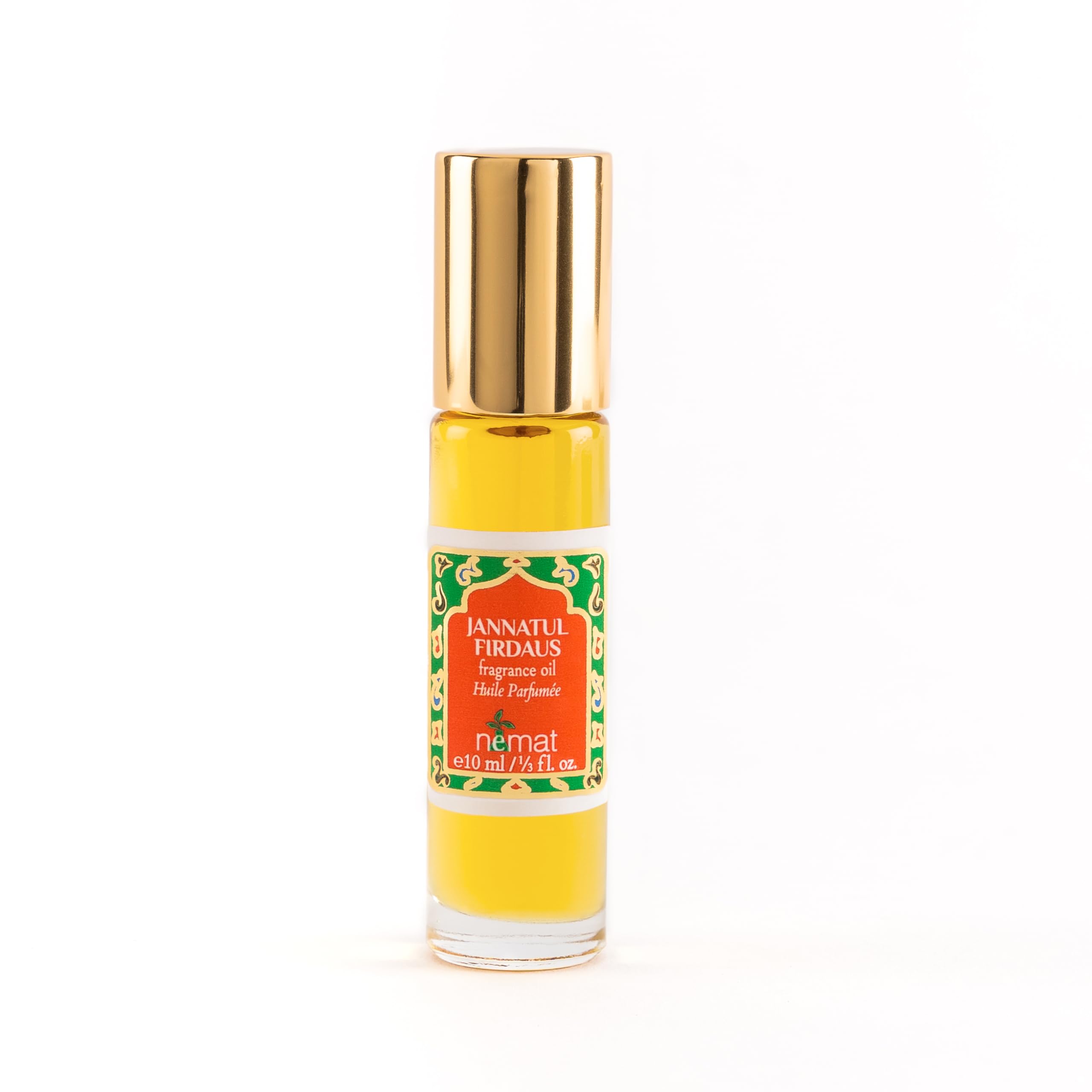 Nemat International Jannatul Firdaus, botella roll-on, aroma duradero para piel.