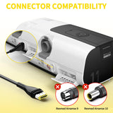 Cable de entrada 24V NENASEW para AirSense 11, uso diario seguro.