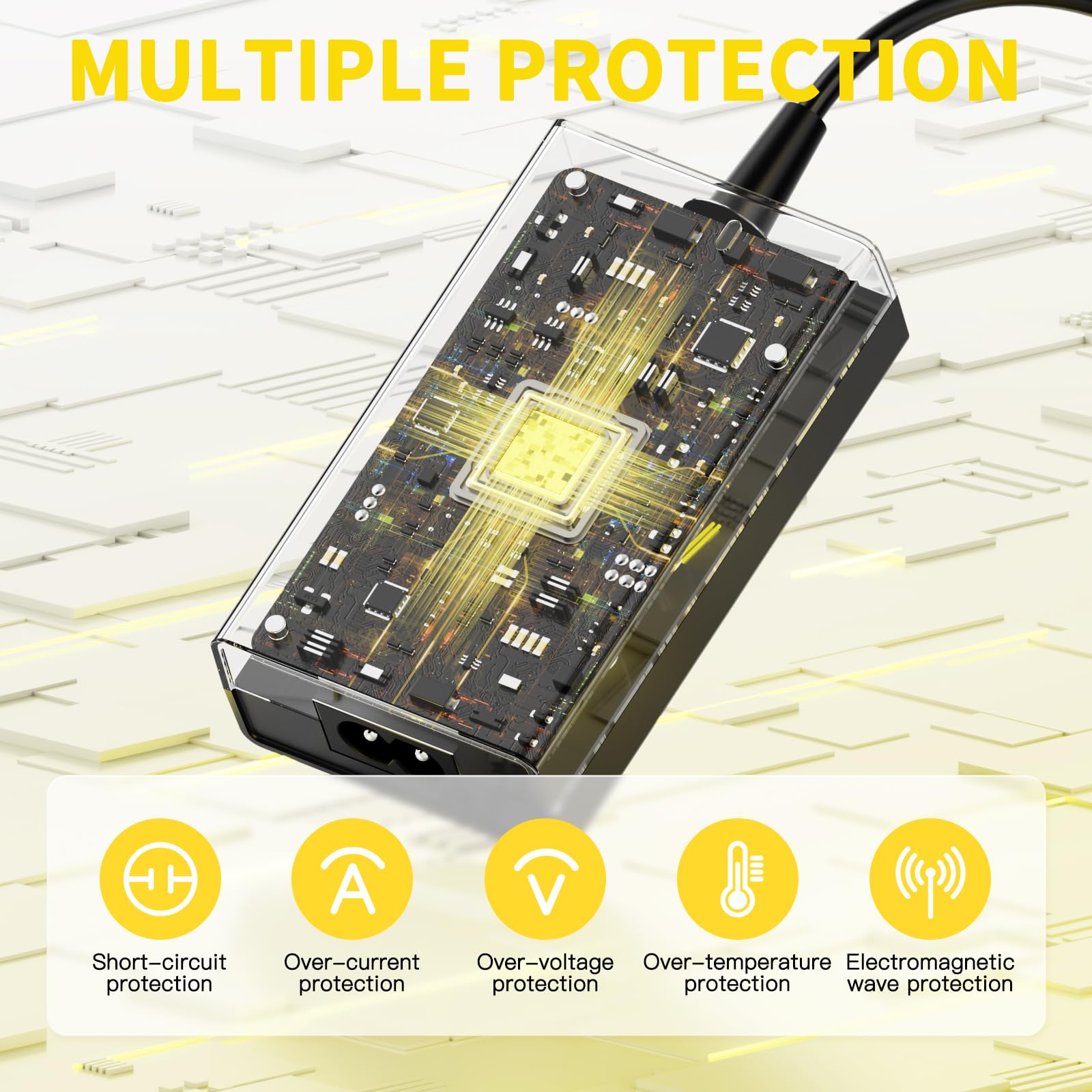 Diseño compacto de cargador NENASEW para ResMed AirSense 11, transporte sencillo.