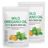 NenMaoKeNu aceite oregano 2 en 1, cápsulas blandas para uso diario.