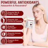 NenMaoKeNu astaxantina 12mg alta biodisponibilidad derivada de Haematococcus pluvialis.