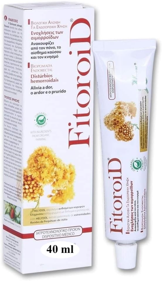 Neo Fitoroid: botella de 40 ml, uso diario para cuidado perianal.
