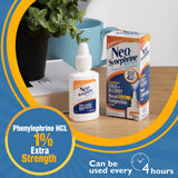 Neo-Synephrine Nasal Spray tapa segura y aplicación precisa