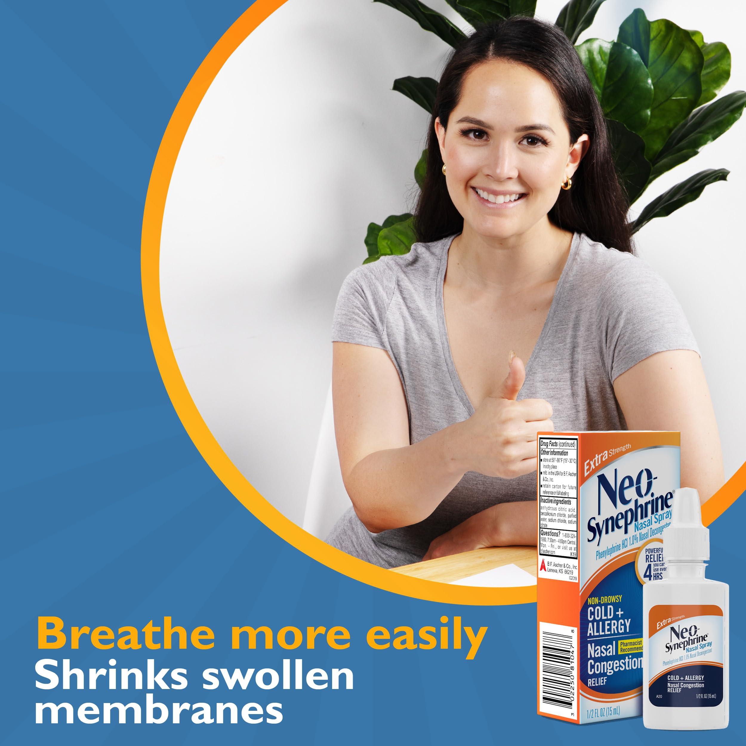 Neo-Synephrine Nasal Spray para adultos y mayores de 12 años