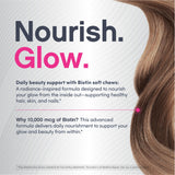Biotin Beauty Soft Chews aptas para dietas sin gluten