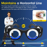 NEOISM gafas con aros circulares y cuatro aros para un campo visual estable.