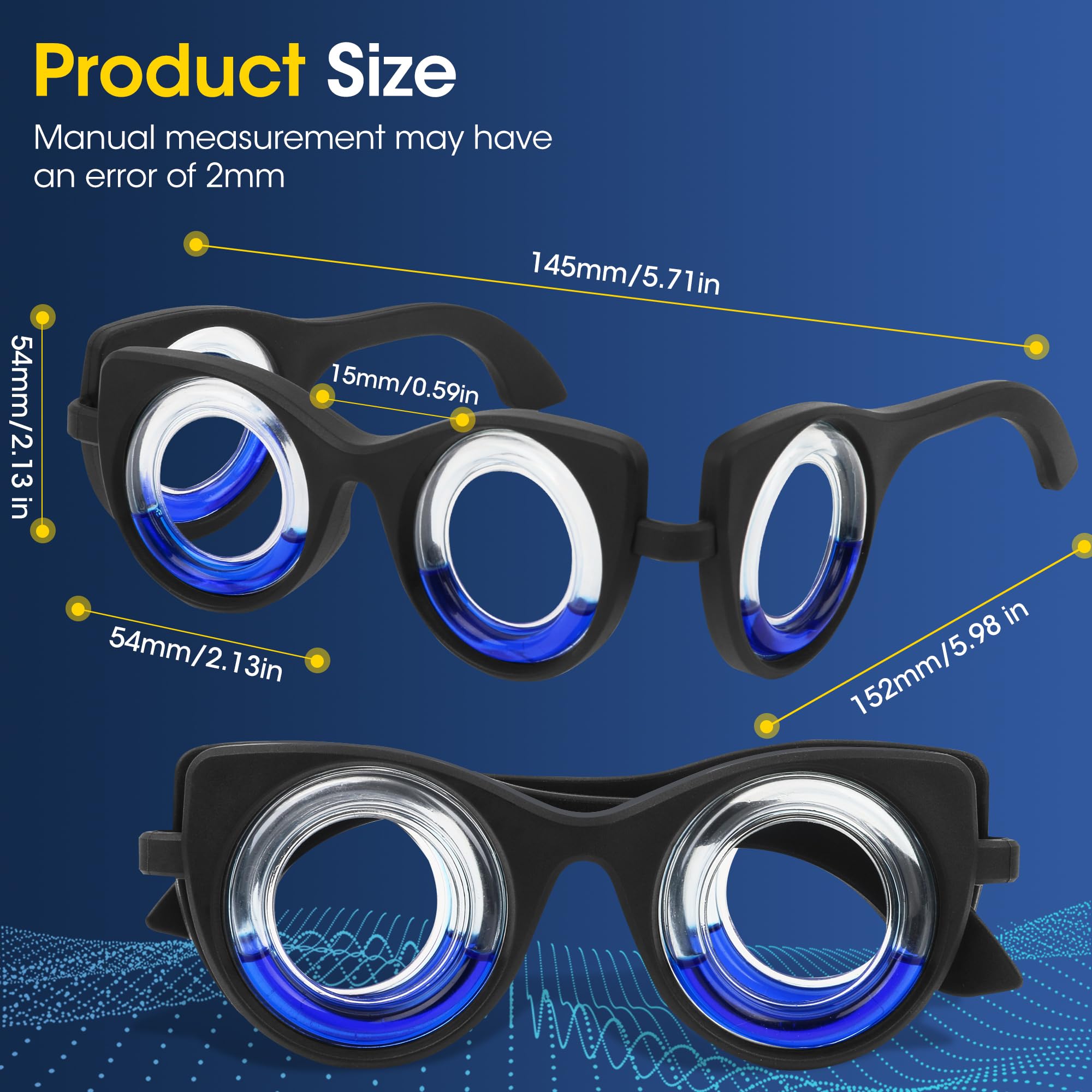 NEOISM gafas con funda protectora para transporte seguro.
