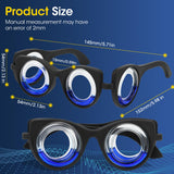 NEOISM gafas con funda protectora para transporte seguro.