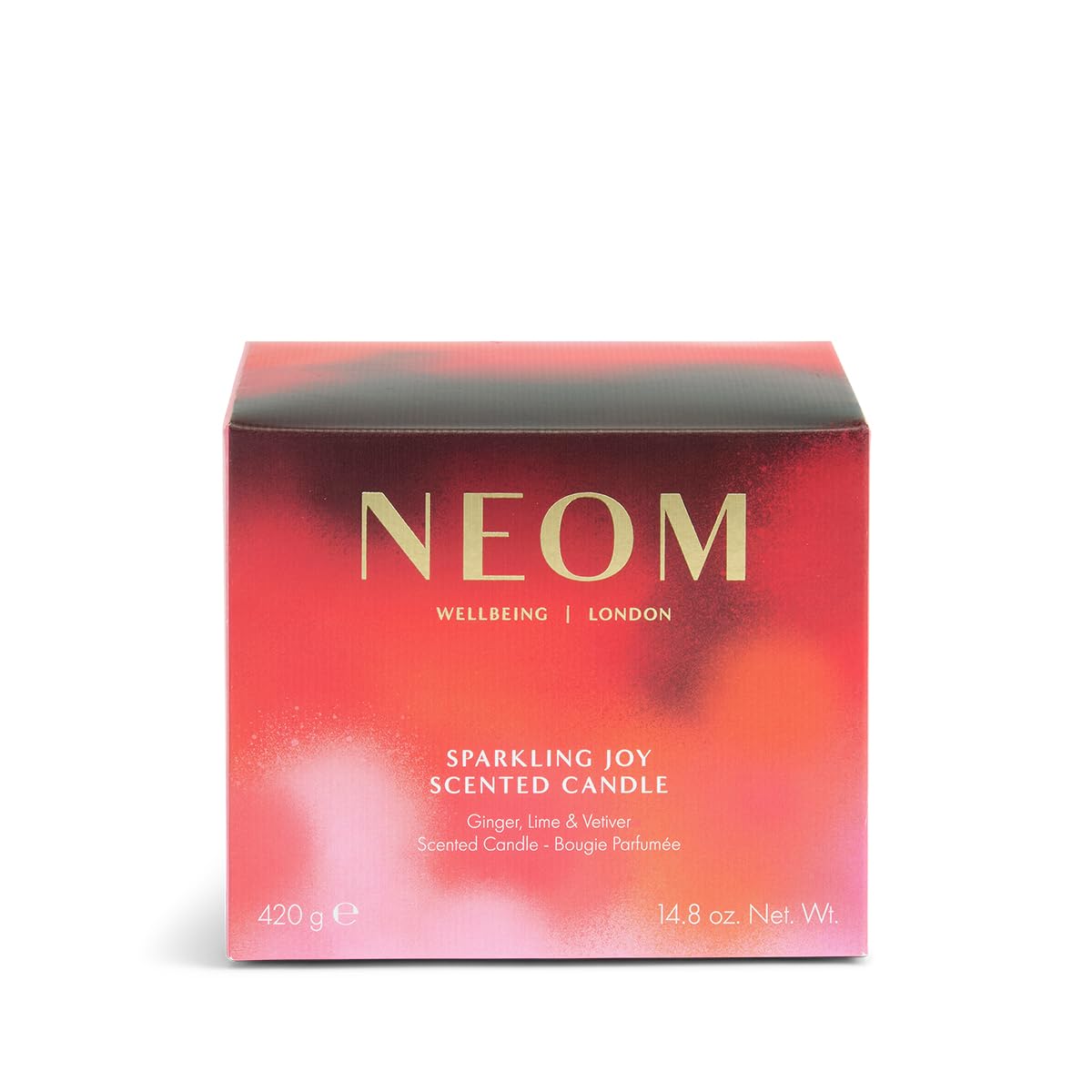 Neom Sparkling Joy: aroma cítrico que crea un ambiente estimulante y cómodo.