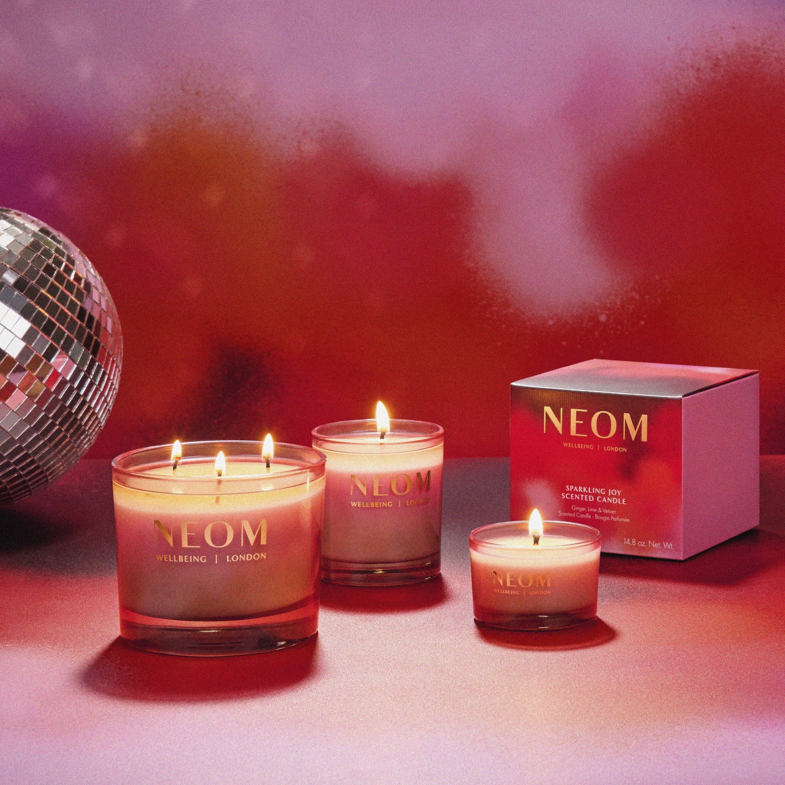 Neom Sparkling Joy: experiencia aromática de larga duración para interiores.