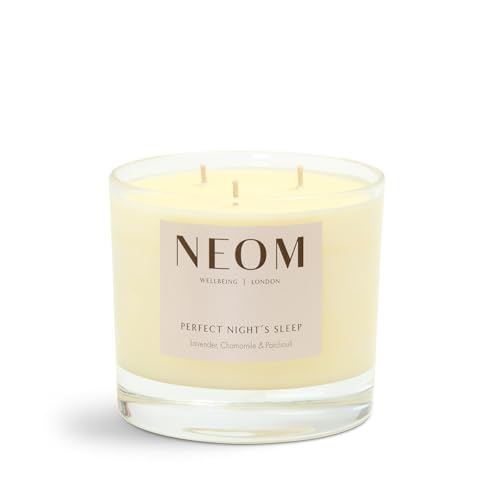 NEOM vela aromaterapia lavanda y manzanilla, ambiente calmante