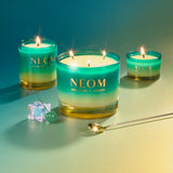 NEOM Perfect Peace: etiqueta de lujo y acabado artesanal para regalo.