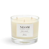 Aromas complejos NEOM con lavanda, jazmín y sándalo.