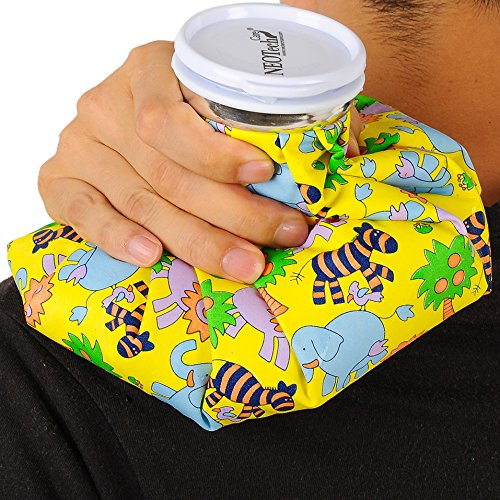 NeoTech Care bolsa hielo con diseño de animales, ideal para alivio temporal tras entrenamiento.