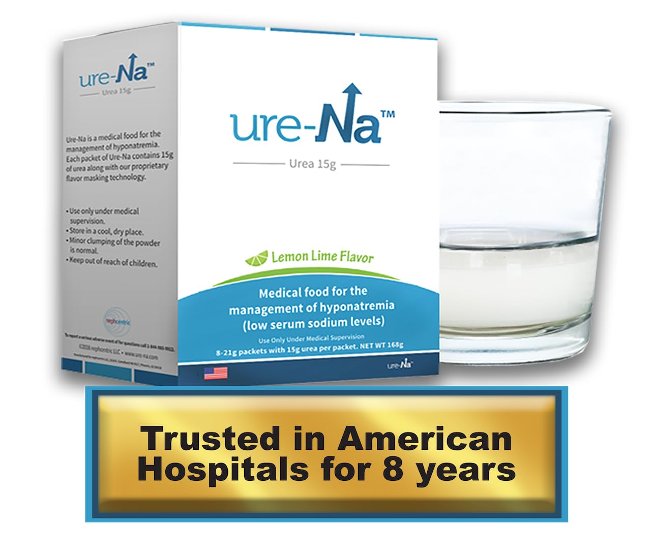 Confianza hospitalaria: NEPHCENTRIC ure-Na 15 g en hospitales