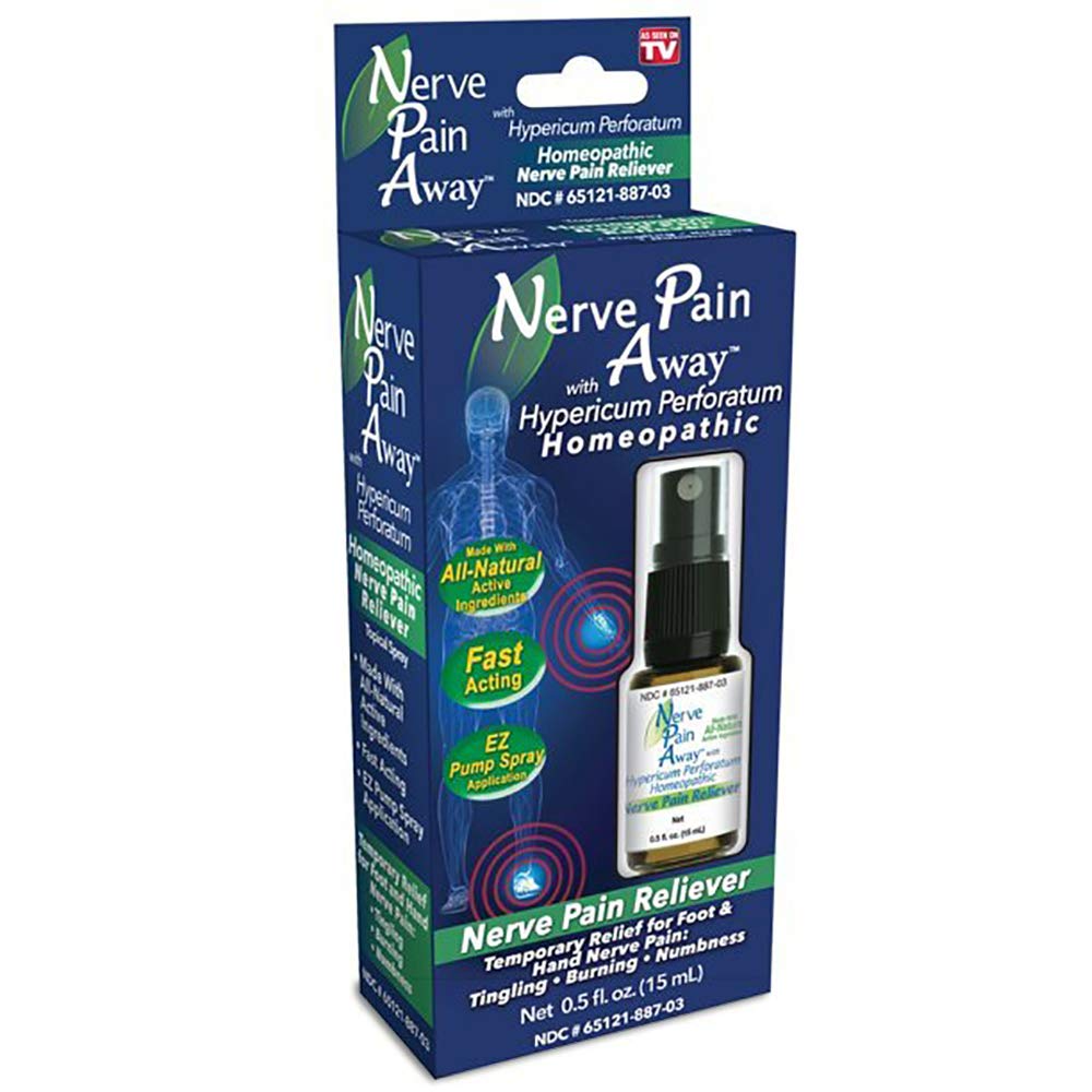 Nerve Pain Away, frasco-atomizador: cobertura localizada para alivio temporal en manos y pies