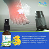 Nerve Pain Away, manos-pies: indicado para molestias nerviosas al usar las manos o pies