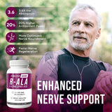 NERVE RENEW R-ALA 600mg: cápsulas listas para consumo diario.