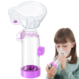 NESSI OTC Spacer con máscara infantil morada y ajuste cómodo para todas las edades