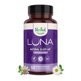 Nested Naturals Luna botella: apoyo a la relajación nocturna para dormir mejor.