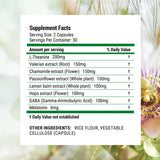 Nested Naturals Luna L-teanina: ingrediente para una transición tranquila a la noche.