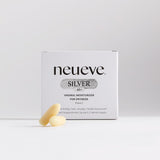 NeuEve Plateadas inserciones hidratantes para piel íntima madura, sensación suave y uso diario.