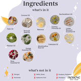 Ingredientes orgánicos de NeuEve Salve Gentle promoviendo hidratación segura