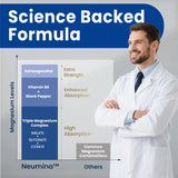 NEUMINA Magnesium Ashwagandha Complex, cápsulas para uso diario y relajación