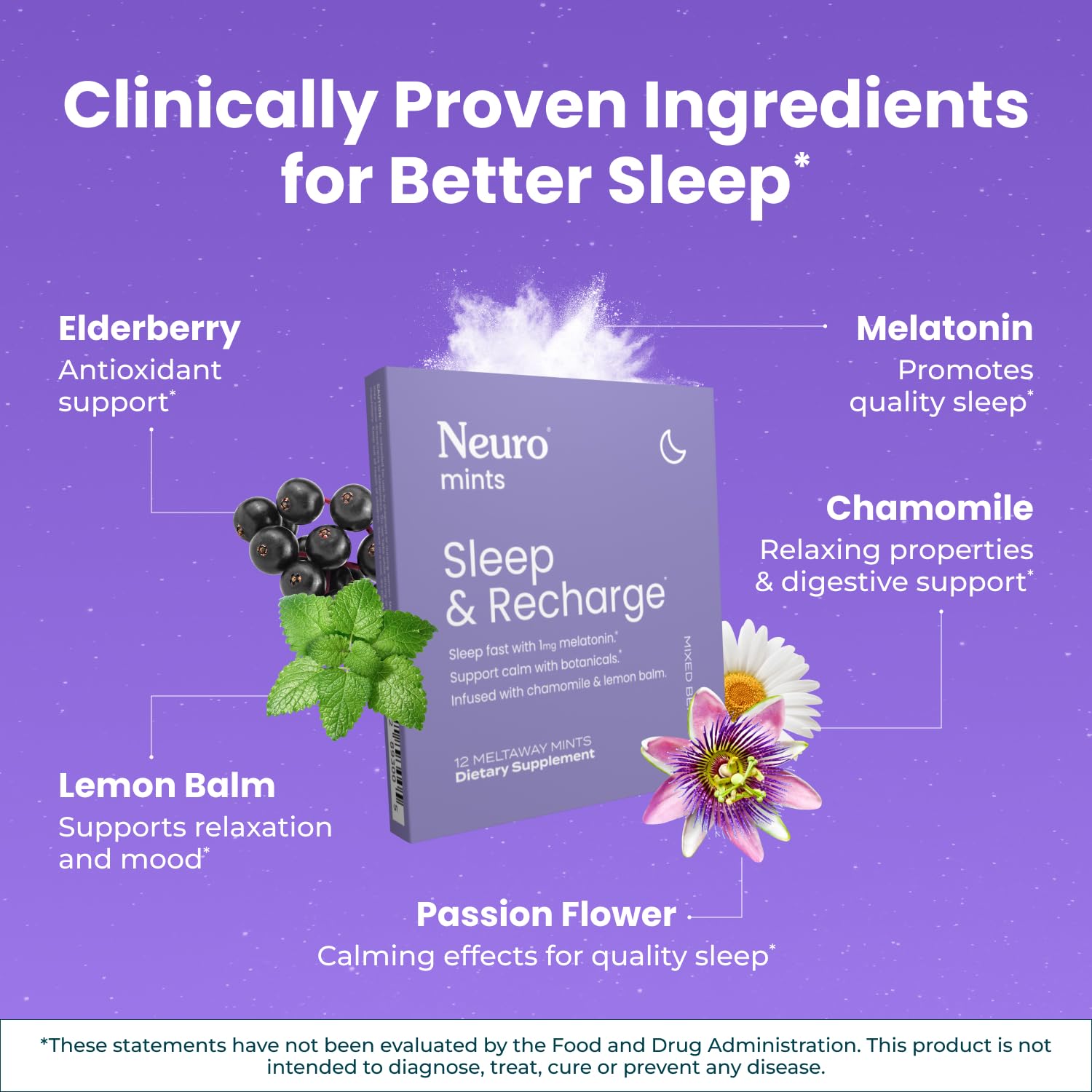 Neuro sueno recarga dosis sin agua facilita dormir.