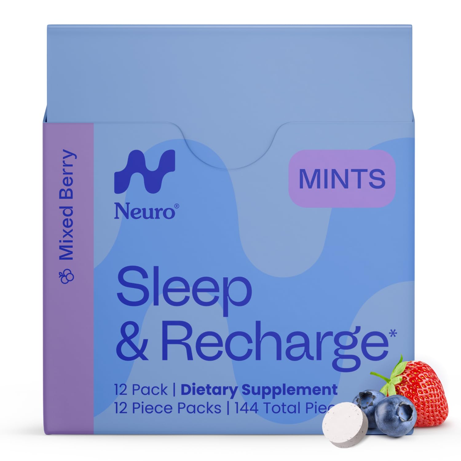 Neuro sueno recarga envase promueve descanso nocturno.