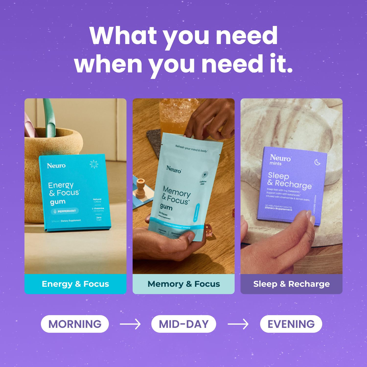 Sabor bayas mixtas Neuro Sleep para relajación