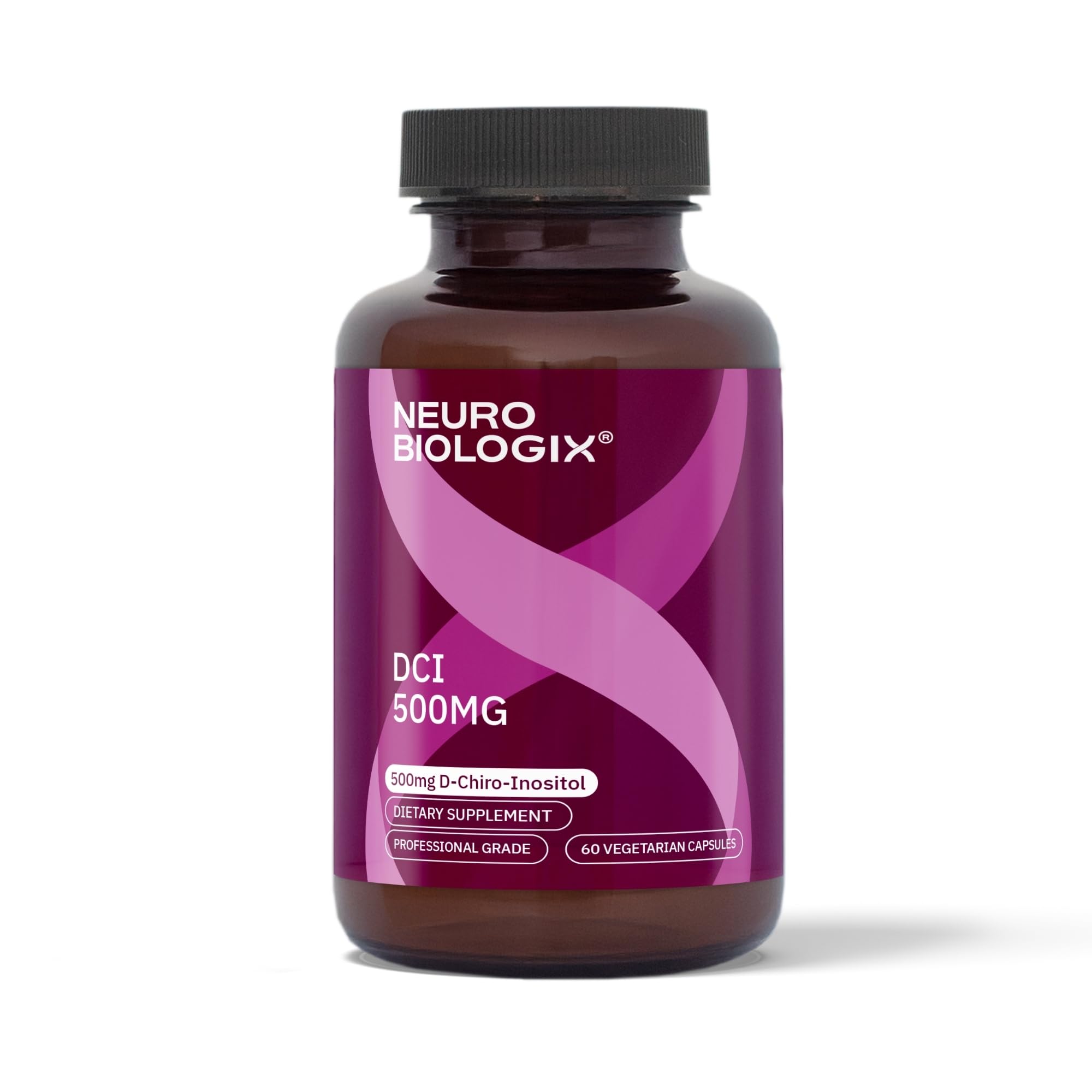 Neurobiologix D-Chiro Inositol cápsulas en frasco para energía diaria