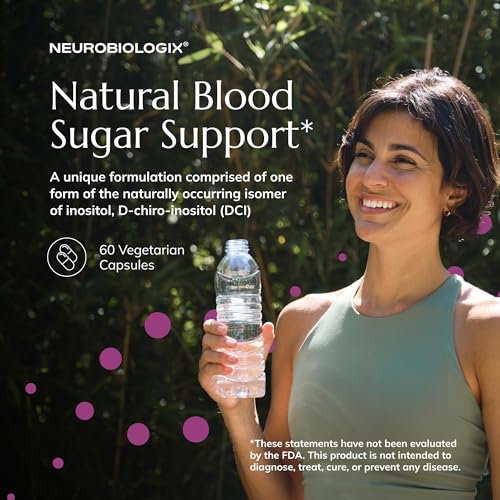 Neurobiologix D-Chiro Inositol con etiqueta clara para balance hormonal