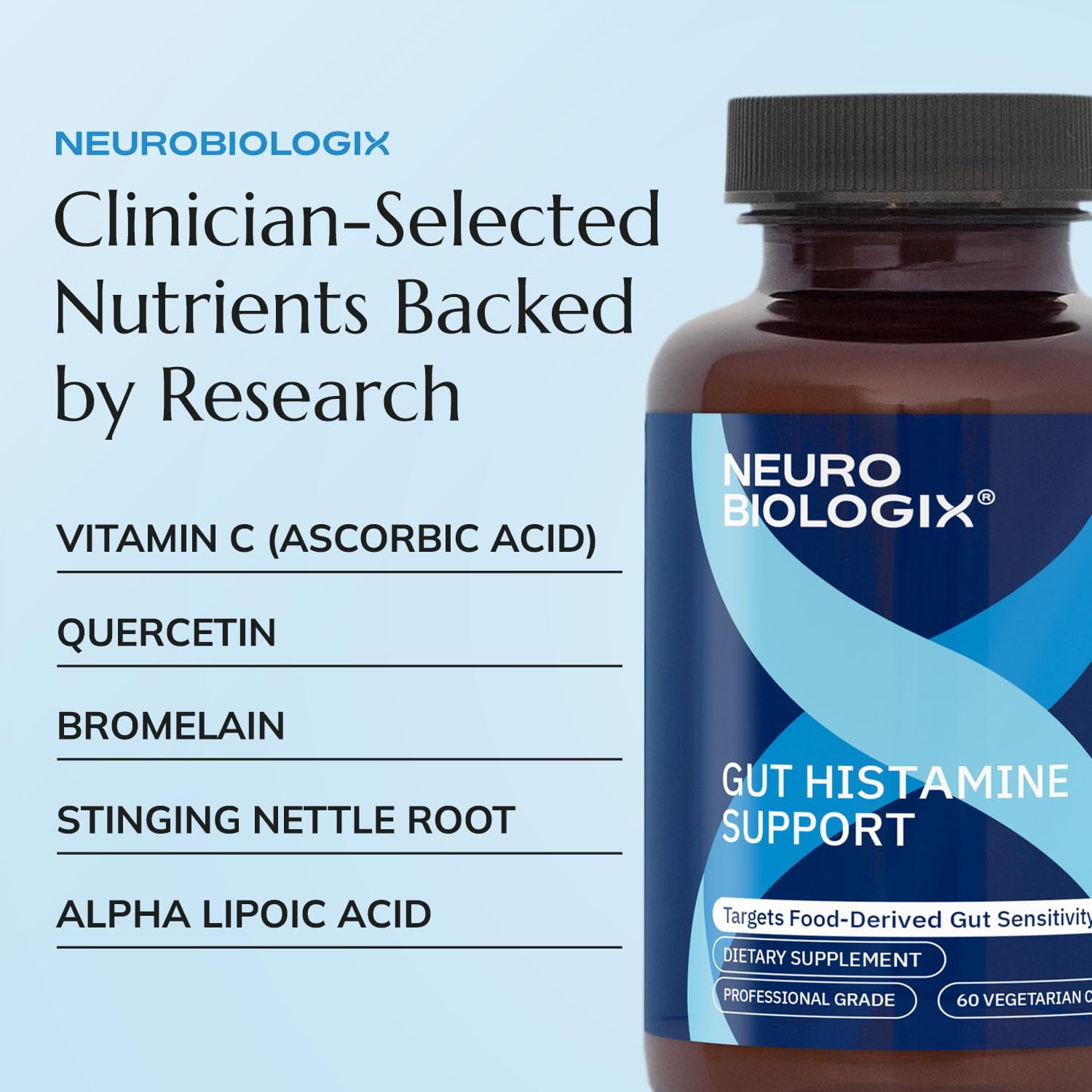 Uso diario de Neurobiologix para comodidad digestiva antes de comidas.
