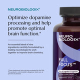 Neurobiologix Full Focus tirosina L para atención sostenida.