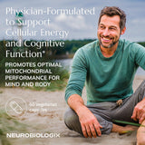 Etiqueta de Neurobiologix Mito Cell mostrando antioxidantes clave