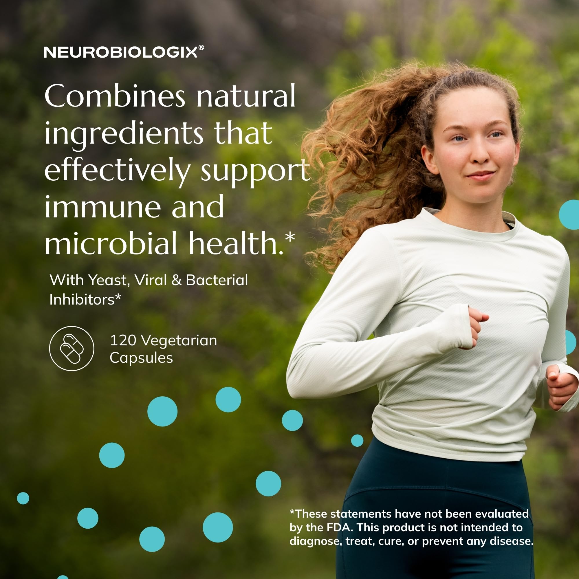 Neurobiologix monolaurina y L-lysina: cápsulas para defensa diaria.