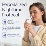 Neurobiologix Neuro Night Essentials, dosis-nocturna, posible apoyo para una transición hacia la noche.