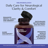 Neurobiologix Pea Soothe: etiqueta de producto, libre de gluten y OGM.