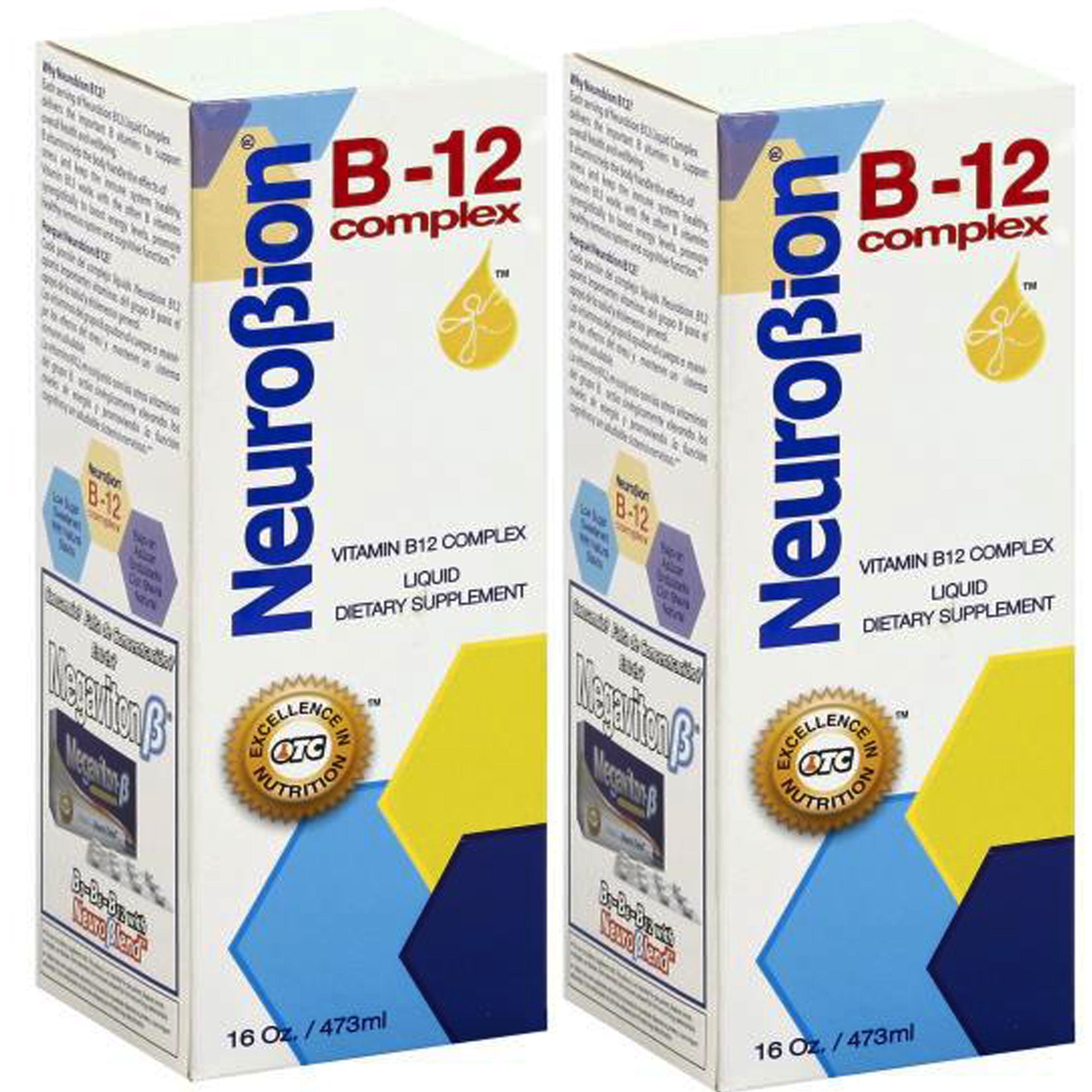 Neurobion B12 líquido cítrico en botella para energía diaria.