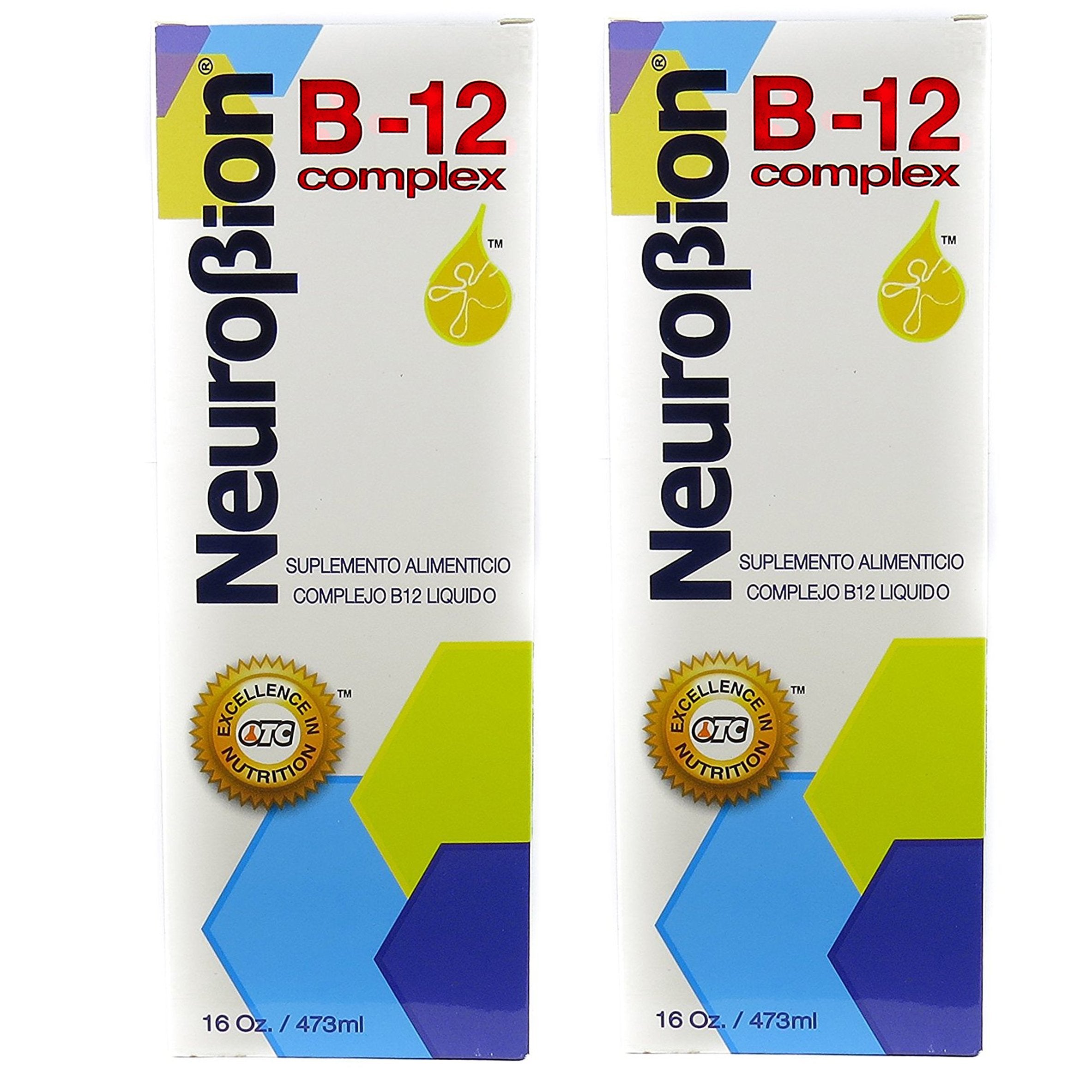 Neurobion B12 líquido cítrico con dispensador para dosis diarias.
