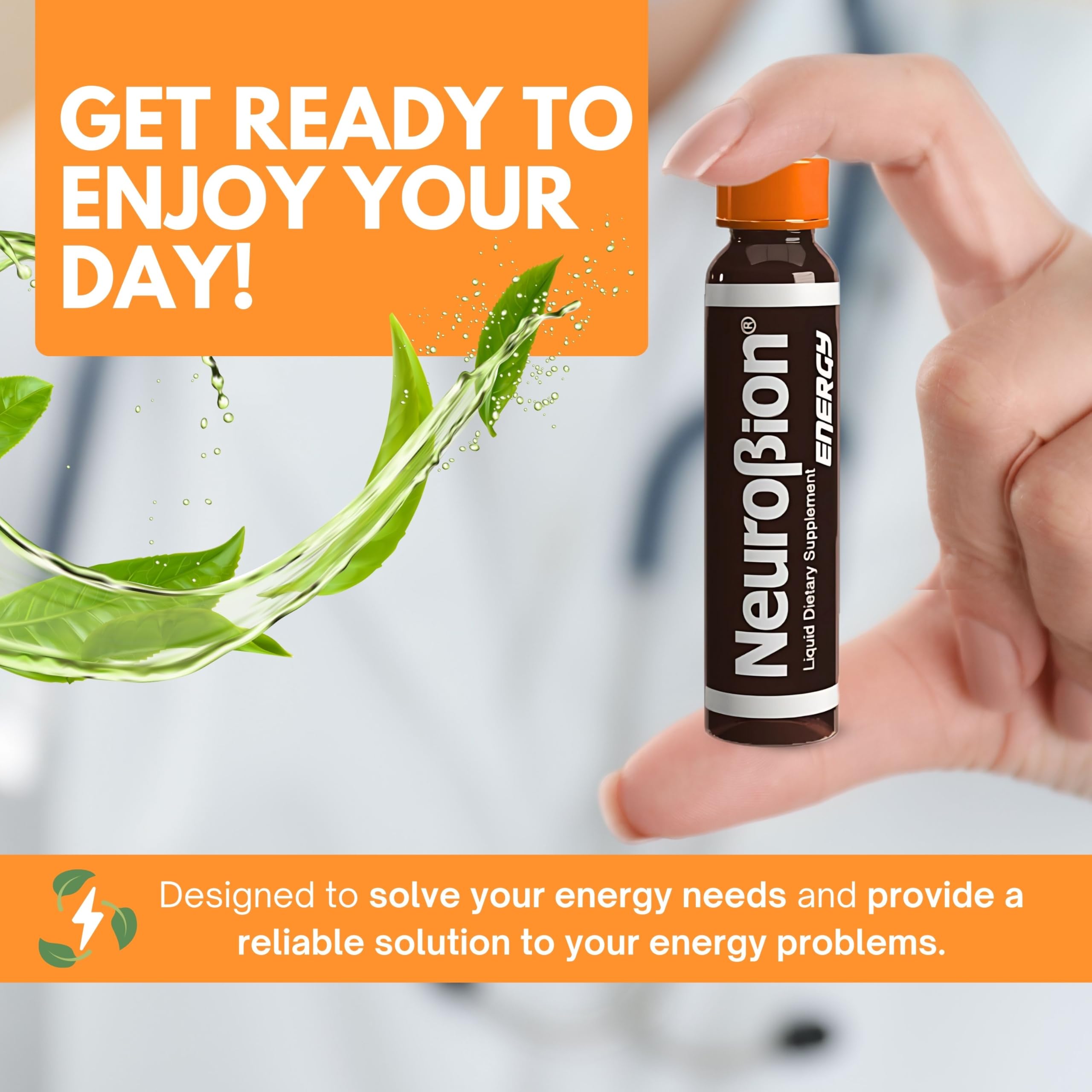 Neurobion Energía Líquida, ingredientes clave como B1, B6 y B12 para el día.