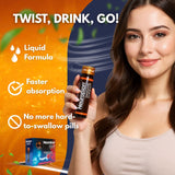 Frasco dorado de Neurobion de 10 ml para rutina diaria