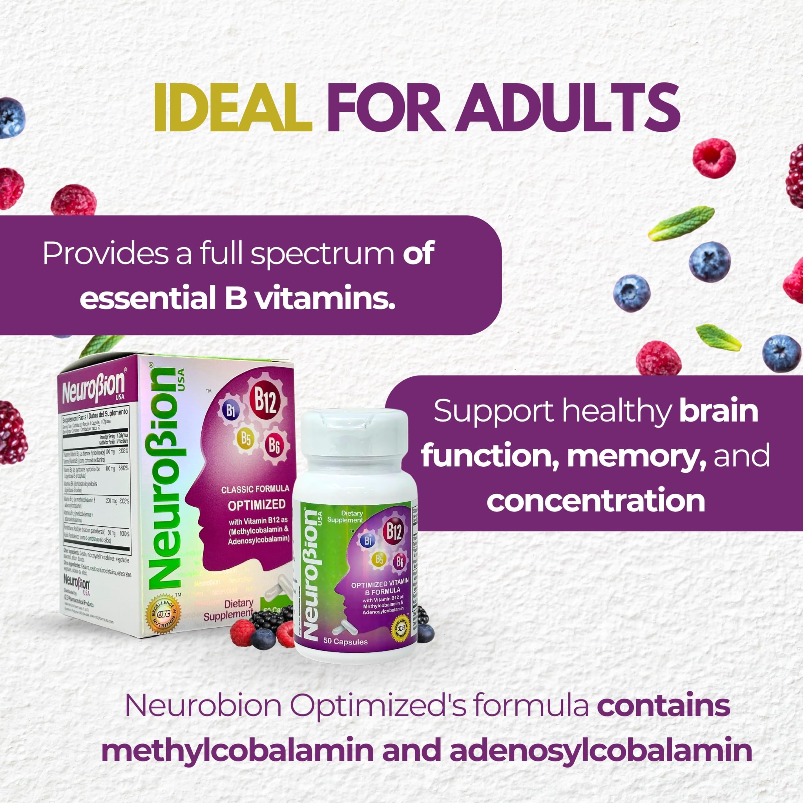Neurobion Optimizado: uso diario sencillo para rutina saludable.